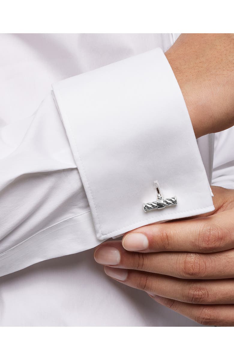 David Yurman Cable Classics Cuff Links, Alternate, color, 
