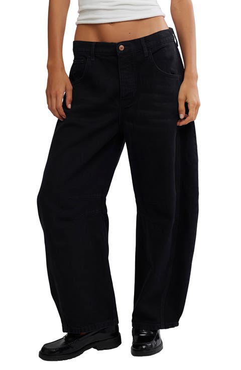 Good Luck Barrel Leg Jeans (Soundwave)