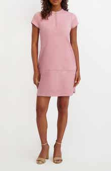 Kensie Faux Suede Shirtdress