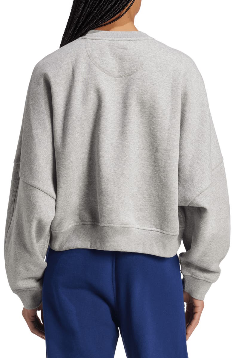 adidas Essentials Trefoil Fleece Sweatshirt, Alternate, color, 