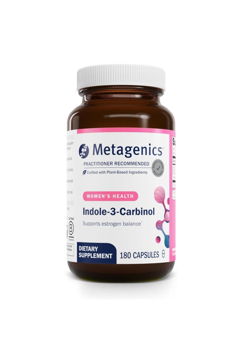 Indole-3-Carbinol Estrogen Balance Support Supplement 180 Capsules, Main, color, None