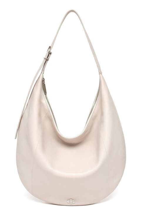 Wyatt Leather Oversized Hobo Bag