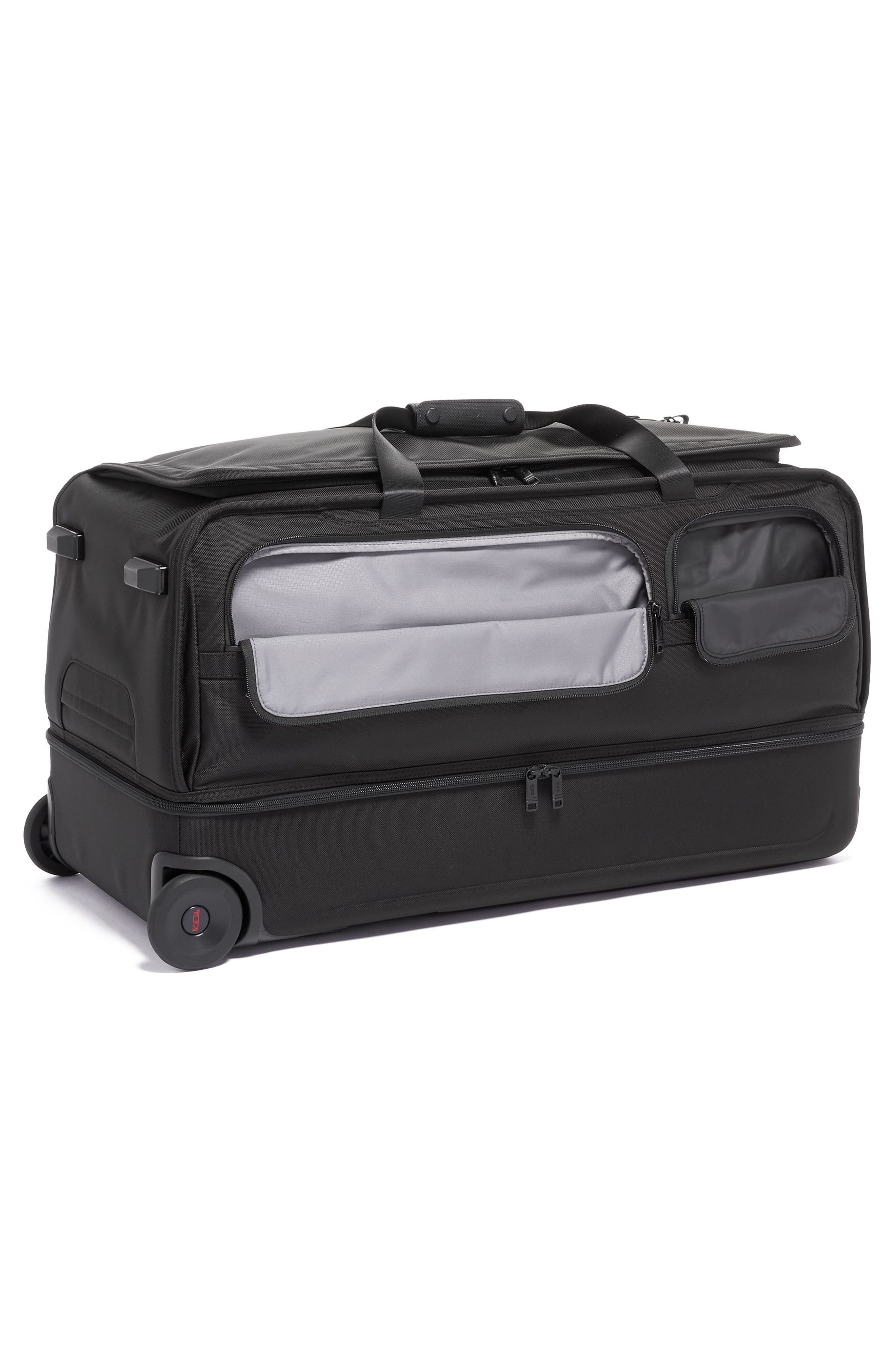 TUMI Alpha 3 30-Inch Wheeled Duffle Bag, Alternate, color, Black