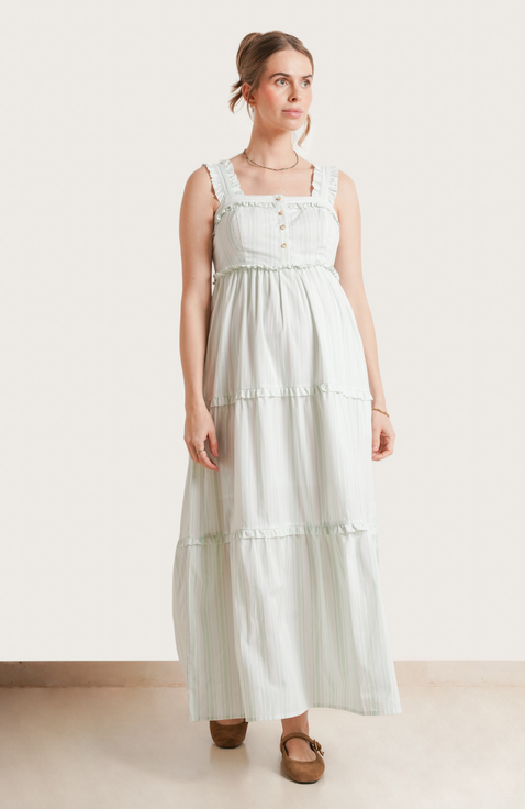 Emma Maternity & Nursing Maxi Dress