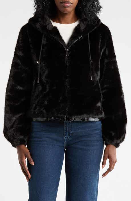 La Fiorentina Faux Fur Hoodie