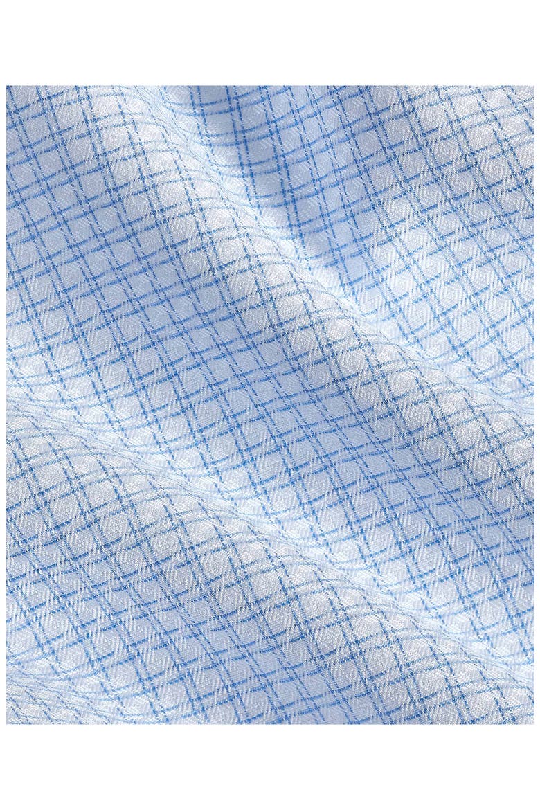 Regular Fit Dobby Check Cotton Dress Shirt, Alternate, color, WHITE/SKY