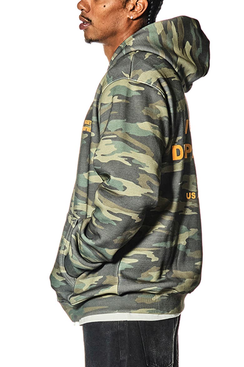 Department Camouflage Zip Hoodie, Alternate, color, CAMO PRINT