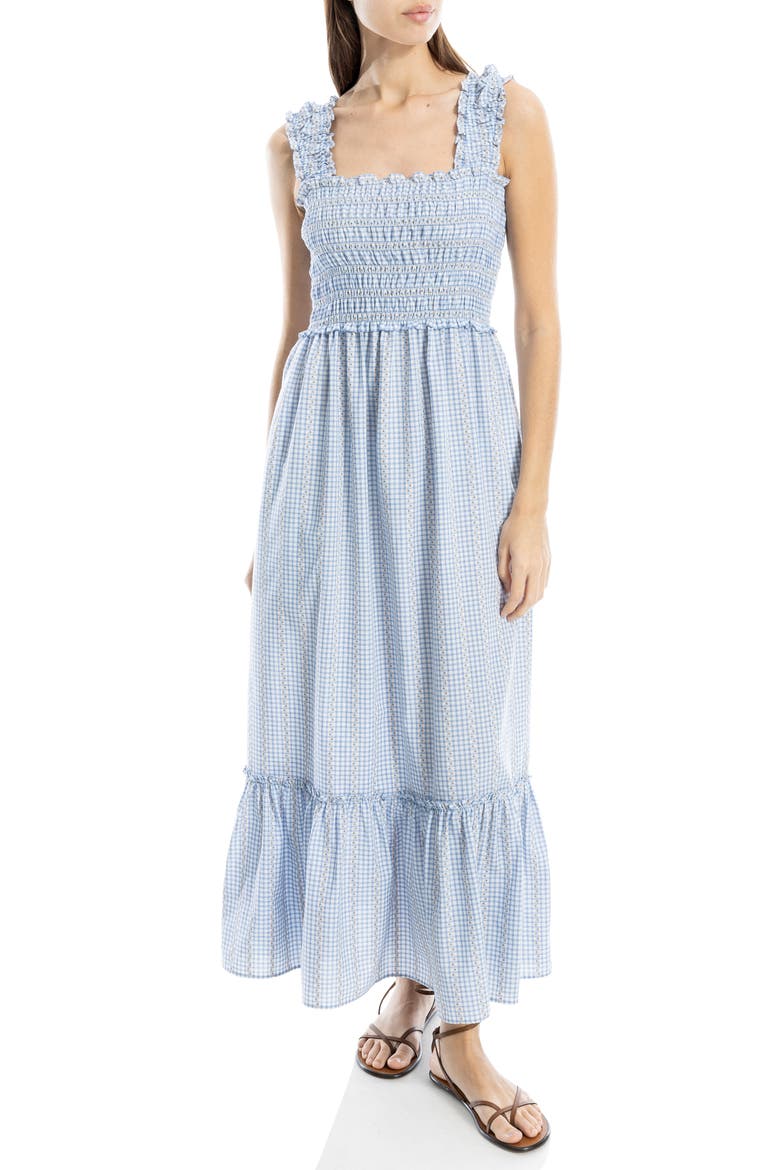Wide Strap Smocked Maxi Dress video