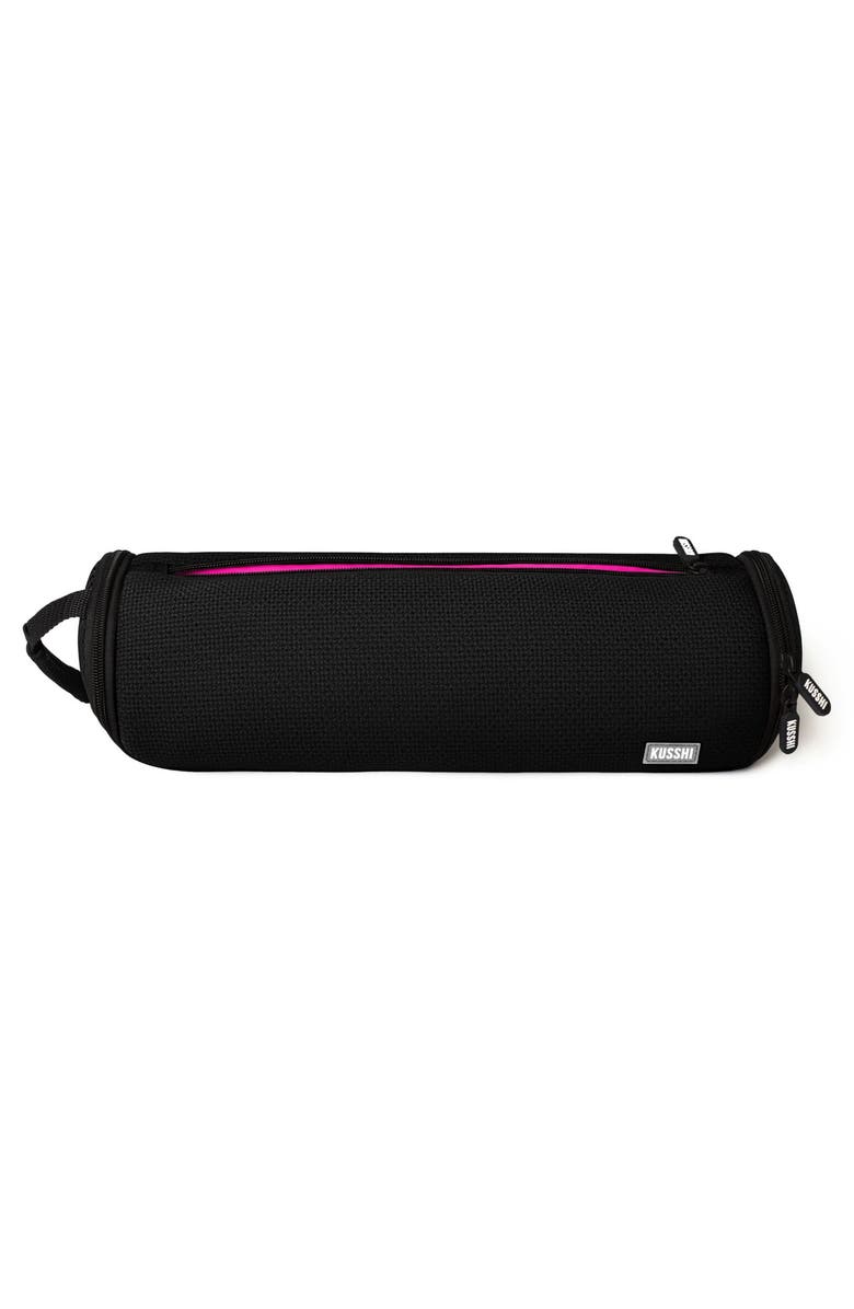 KUSSHI Travel Hair Tools Case, Alternate, color, Black / Pink