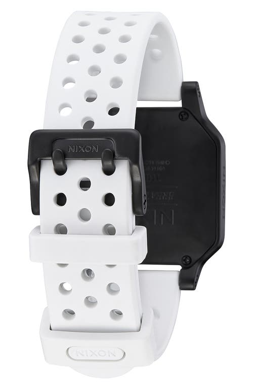 Nixon Heat Digital Rubber Strap Watch In Multi
