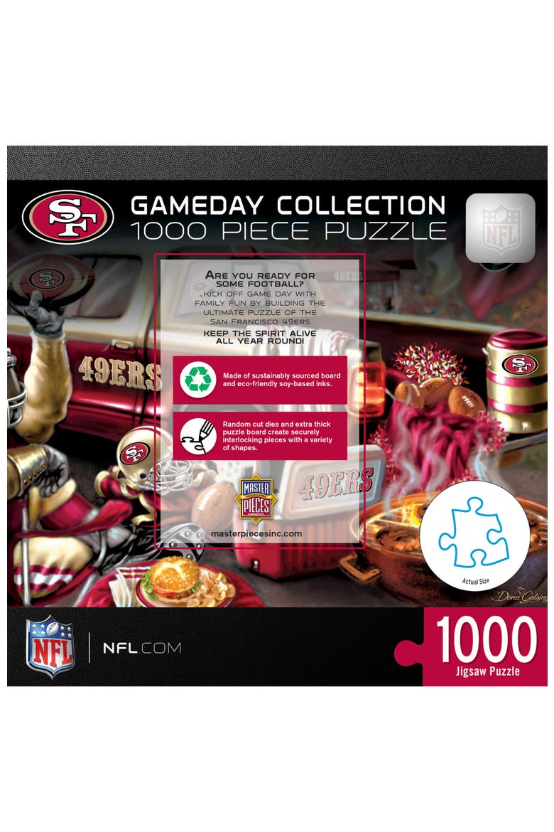 San Francisco 49ers Gameday 1000 Puzzle, Alternate, color, Multicolor