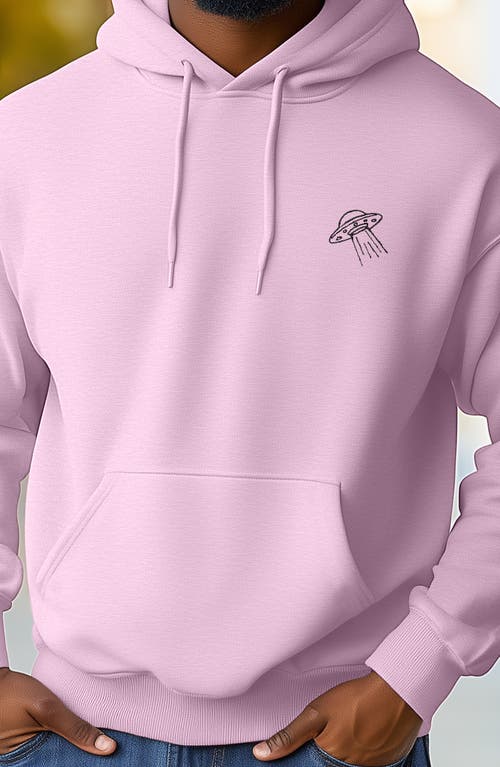 Shop Dalix Ufo Hoodie In Light Pink