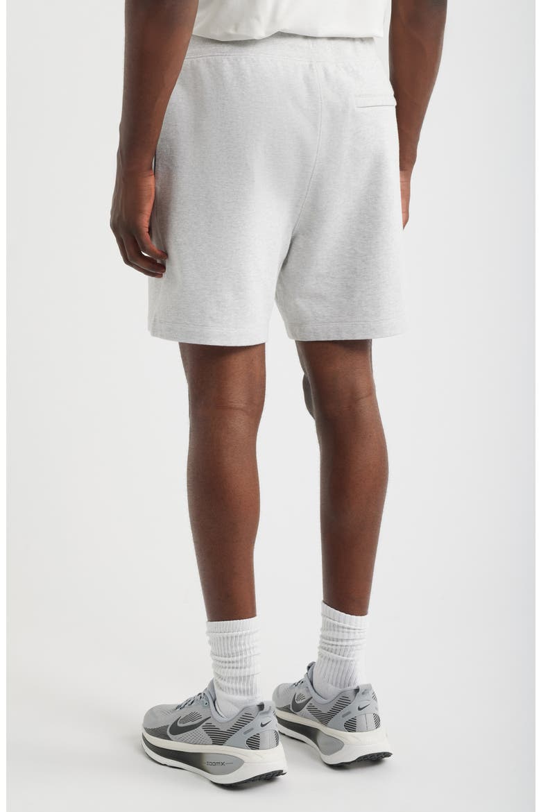 7-Inch Cotton French Terry Drawstring Shorts, Alternate, color, GREY LUNAR HEATHER