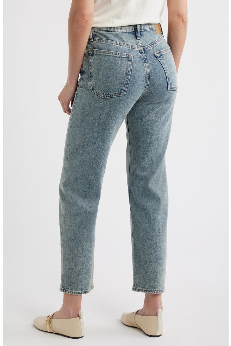Harlow Mid Rise Ankle Straight Leg Jeans, Alternate, color, AMITY