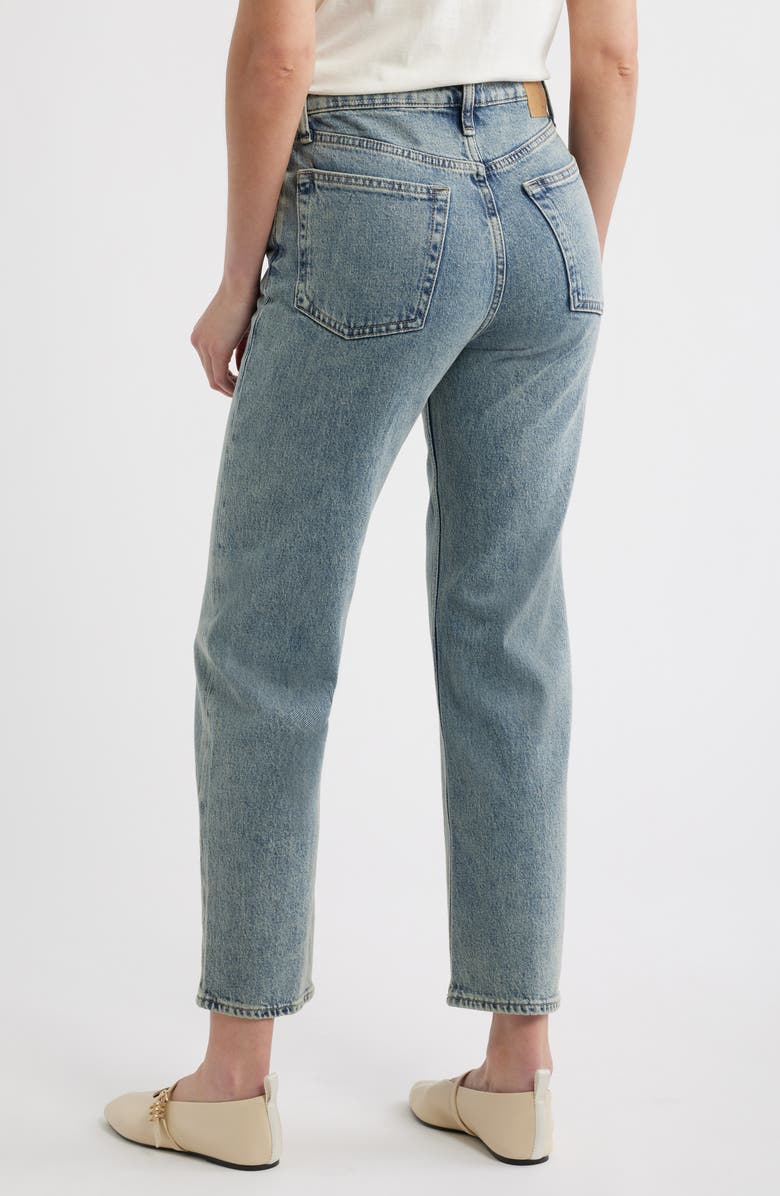rag & bone Harlow Mid Rise Ankle Straight Leg Jeans, Alternate, color, Amity