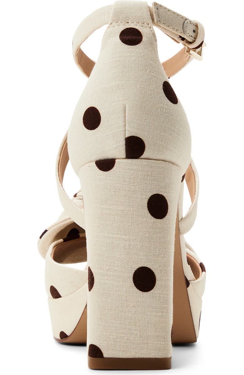 Ted Baker Maddy Rose Platform Sandal, Alternate, color, Ivory Primary - Multi