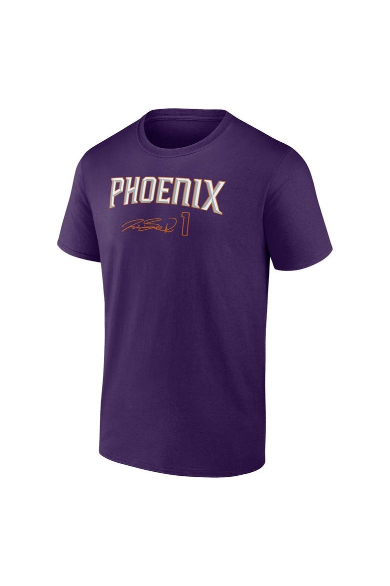 Men's Fanatics Branded Devin Booker Purple Phoenix Suns Name & Number T-Shirt, Alternate, color, Purple