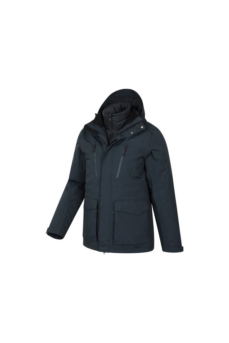 Correspondent Ii Three In 1 Down Jacket, Alternate, color, Navy