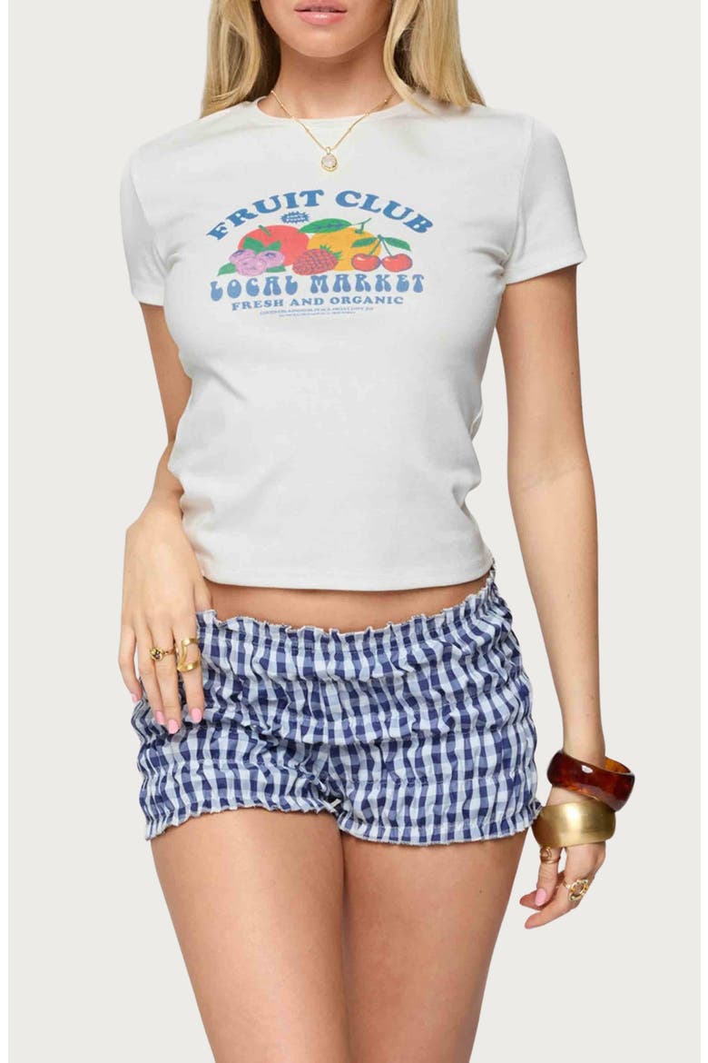 Fruit Club Graphic T-Shirt, Main, color, WHITE