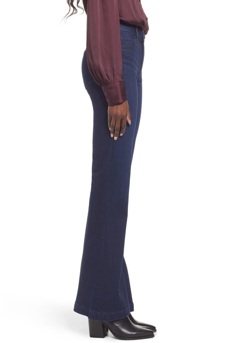 Genevieve High Waist Flare Leg Jeans, Alternate, color, SANDPIPER