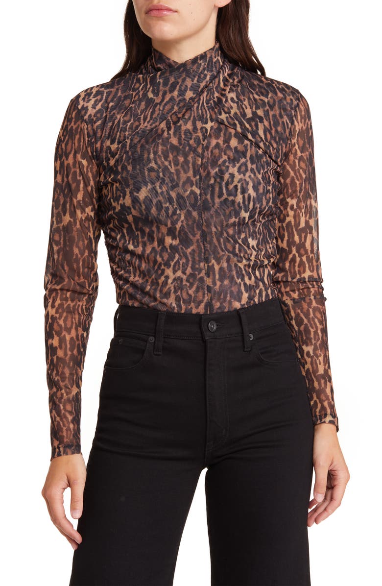 AllSaints Tia Antia Print Top, Main, color,