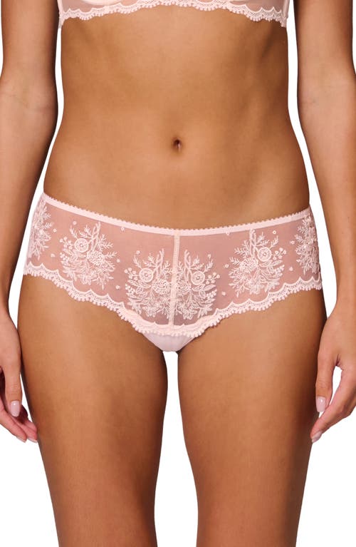 SIMONE PERELE SIMONE PERELE INTRIGUE FLORAL EMBROIDERED BOYSHORTS