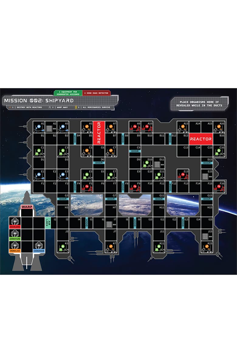 Half-Monster Games Xenohunters Scifi Horror Game Beyond The Outer Rim Board Game, Alternate, color, Multicolored
