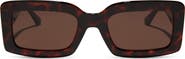 DIFF 53mm Rectangle Sunglasses