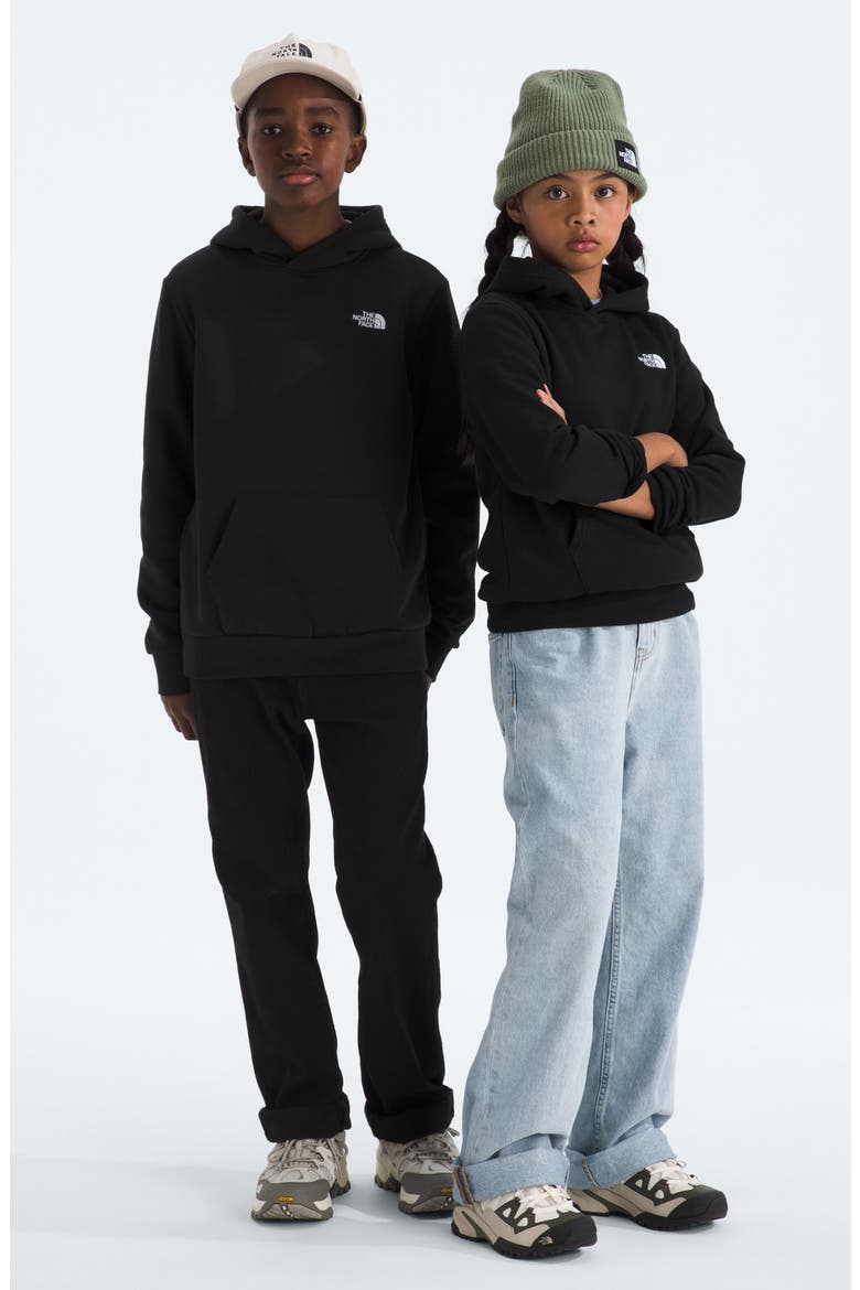 Kids' Evolution Simple Dome Hoodie, Alternate, color, TNF BLACK