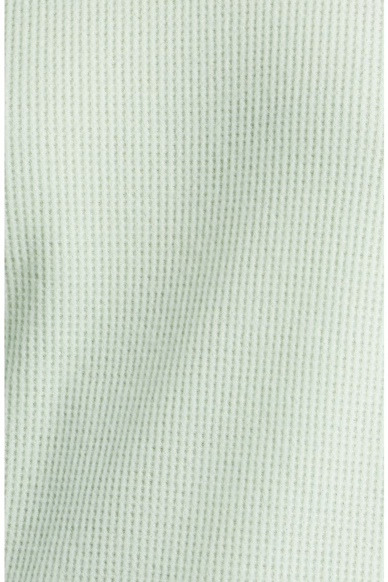 Contrast Stitch Waffle Knit Sweatshirt, Alternate, color, MINT