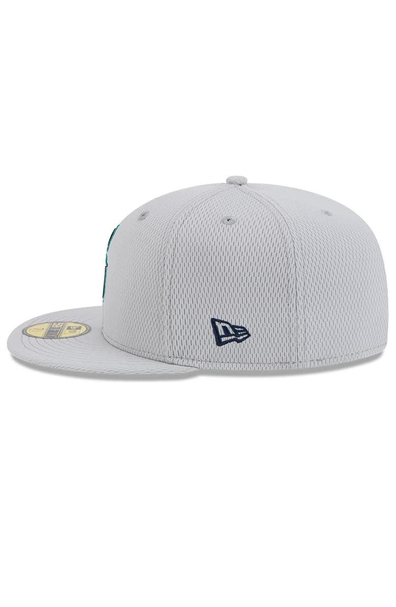 New Era Men's New Era Gray Seattle Mariners 2025 MLB Clubhouse 59FIFTY Fitted Hat, Alternate, color, 