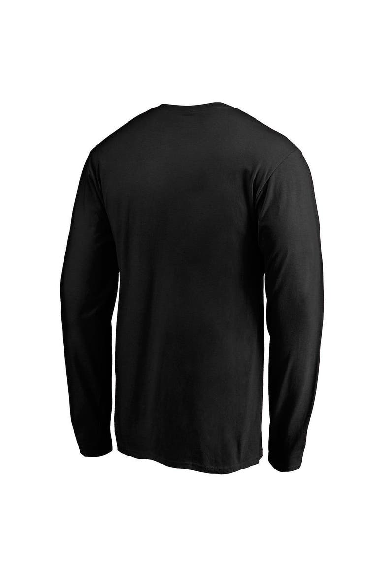 Men's Fanatics Branded Black Seattle Kraken Victory Arch Long Sleeve T-Shirt, Alternate, color, BLACK