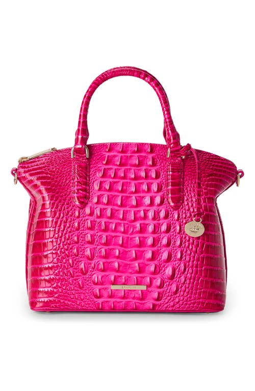 Brahmin Duxbury Croc Embossed Leather Satchel In Affection