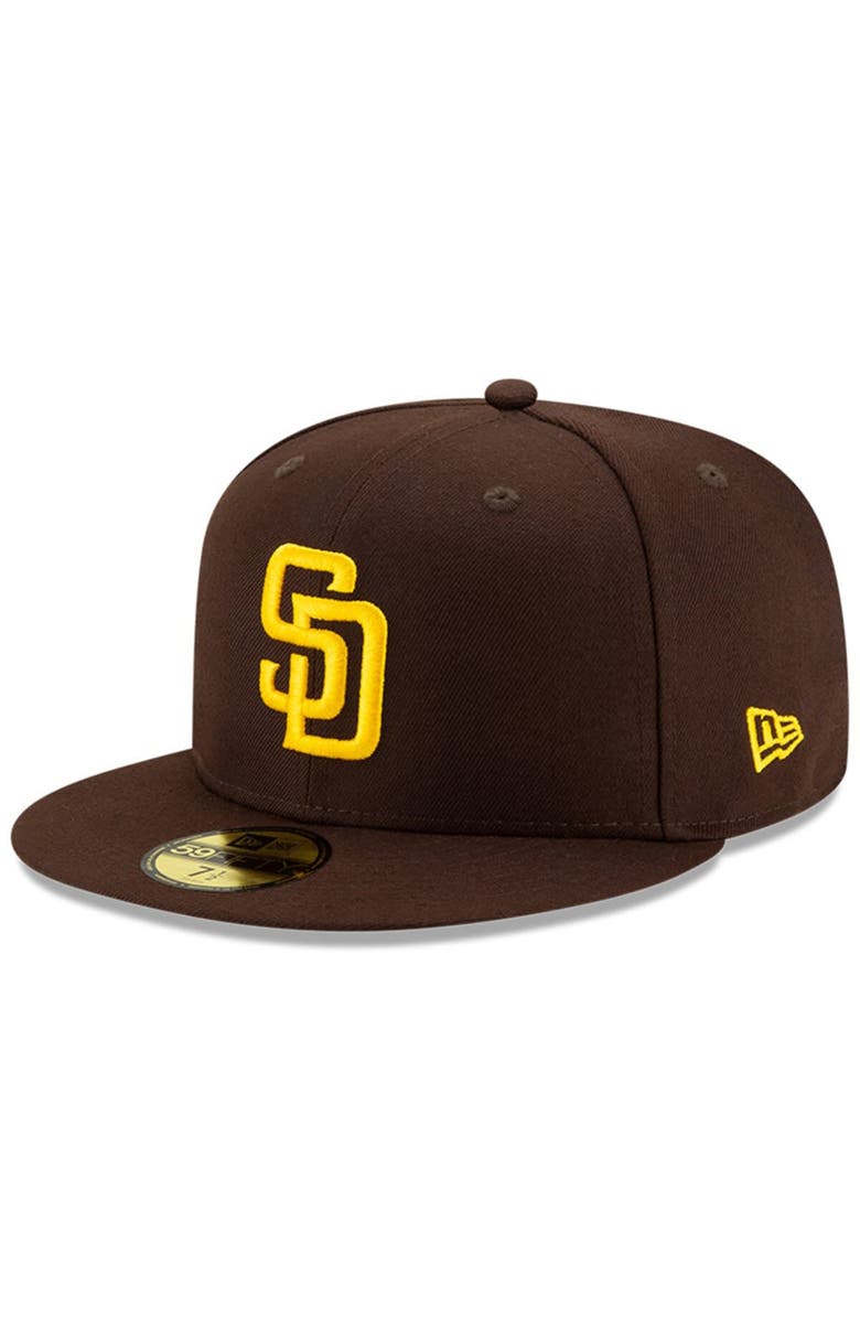 New Era Men's New Era Brown San Diego Padres 2024 Jackie Robinson Day 59FIFTY Fitted Hat, Alternate, color,