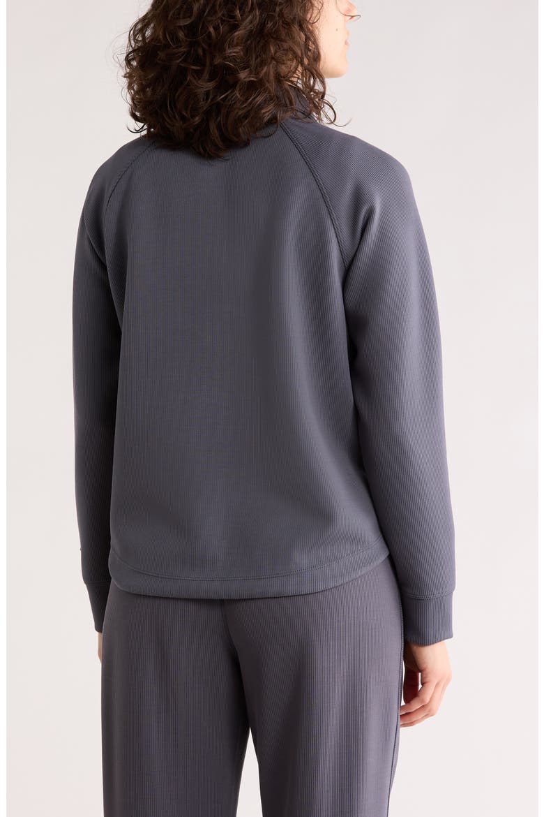 Rib Tulip Hem Jacket, Alternate, color, TURBULENCE