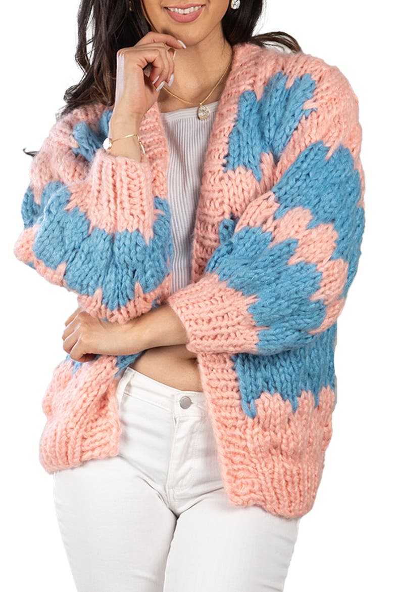 Foggy Cardigan, Main, color, PINK