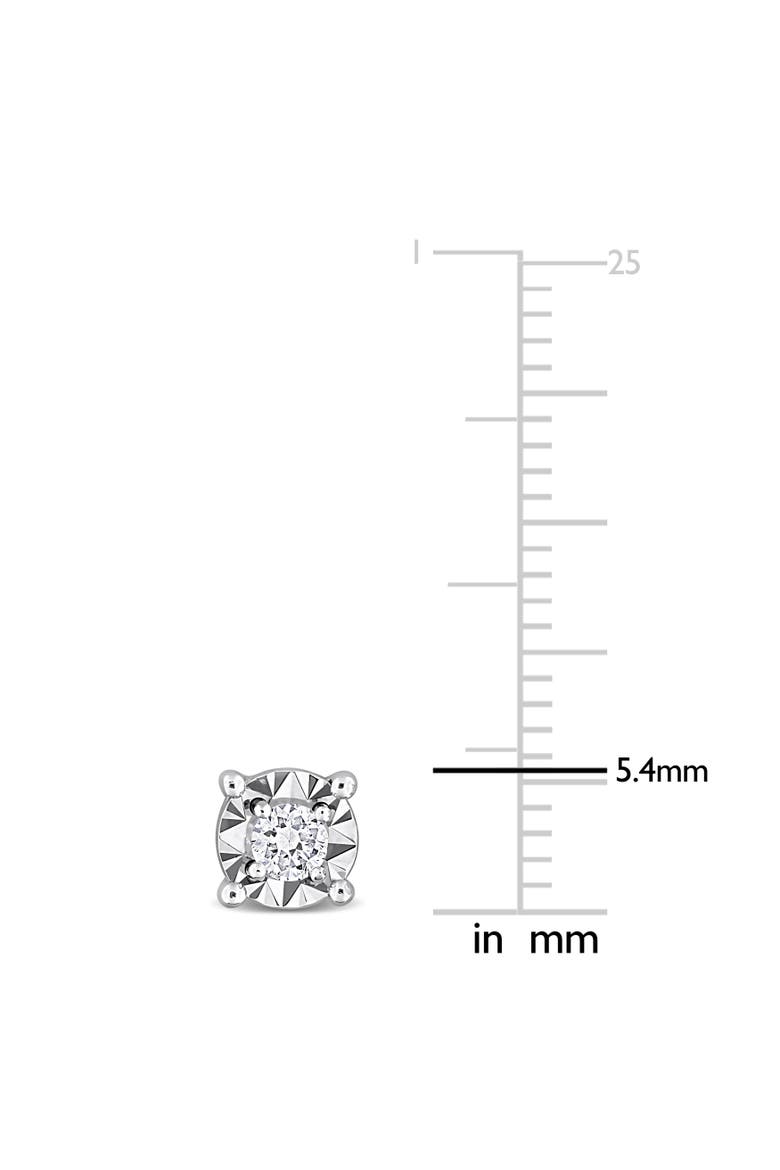 1/4 CTW Lab-Grown Diamond Stud Earrings, Alternate, color, Sterling Silver