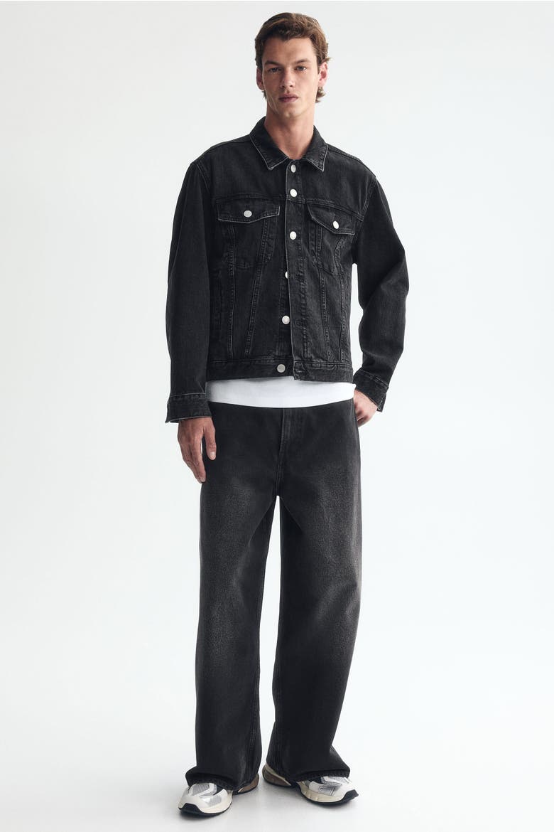 Baggy Jeans, Main, color, Denim black