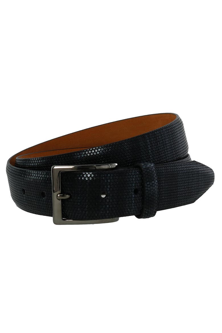 Men's The Ascot 35mm Italian Calfskin Leather Belt, Main, color, Black