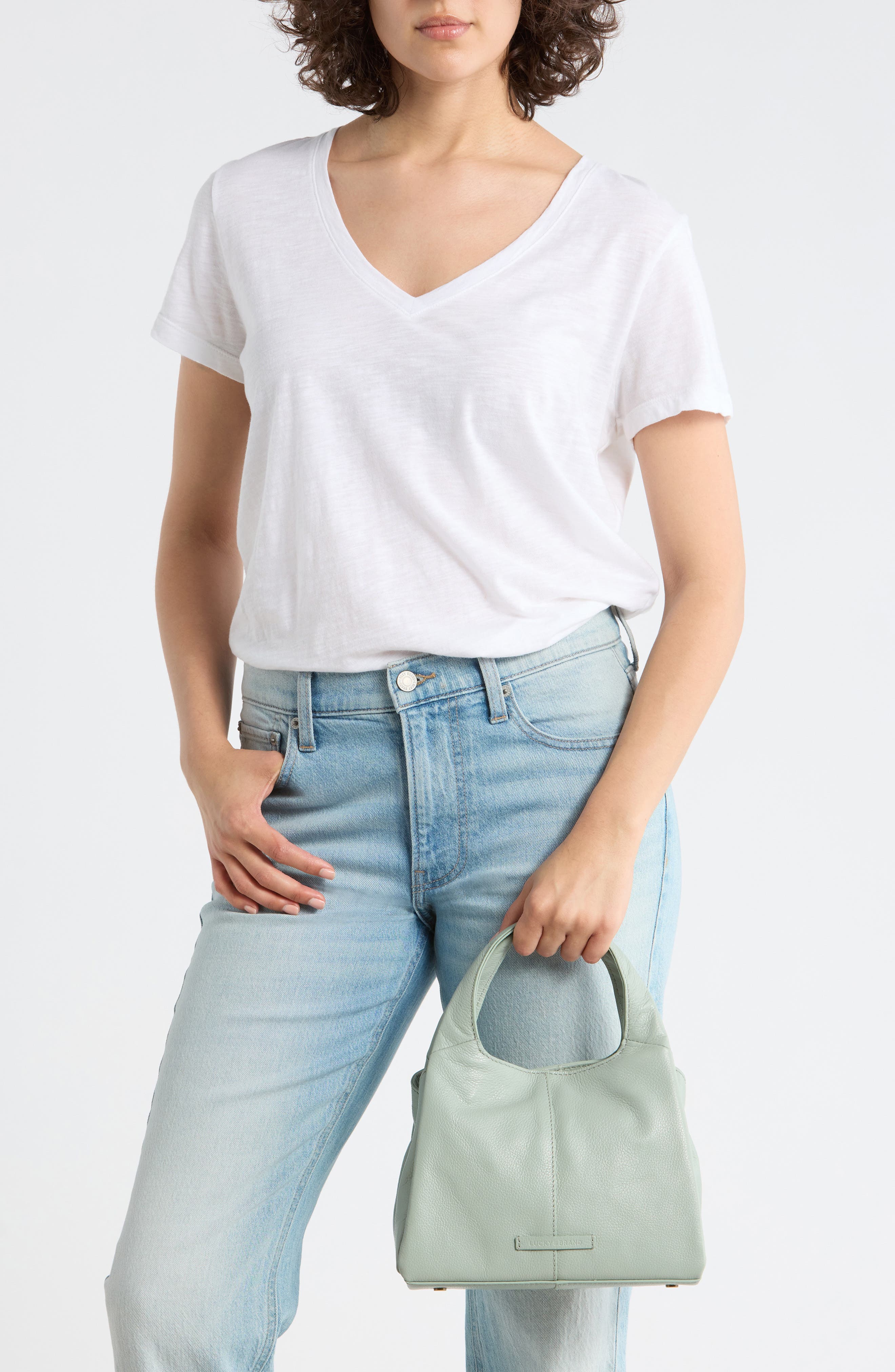 Sue Leather Crossbody Shoulder Bag, Alternate, color, SAGE CRYSTAL