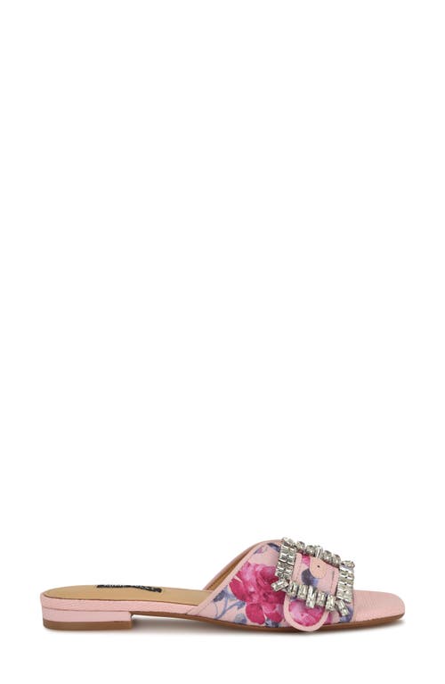 Nine West Laniey Slide Sandal In Light Pink