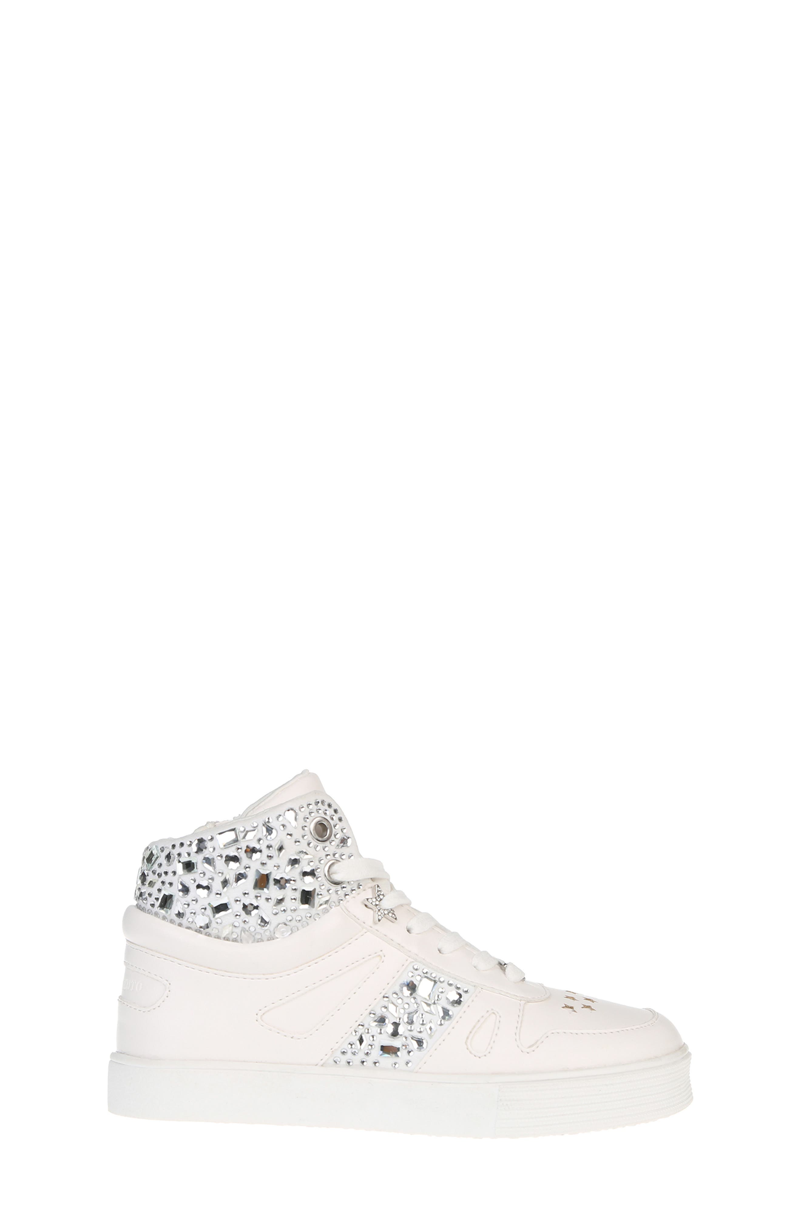 Vince Camuto Kids' High Top Court Sneaker, Alternate, color, 