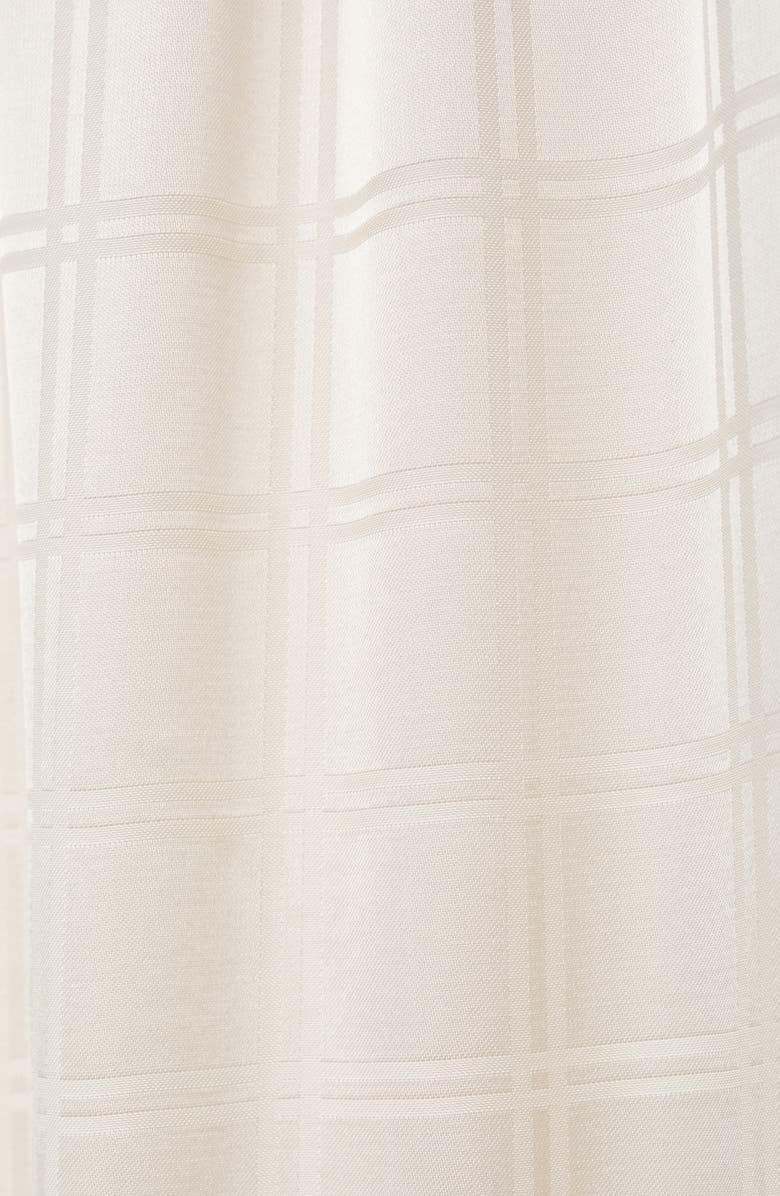 MANGO Check Pajama Pants, Alternate, color, Ivory White