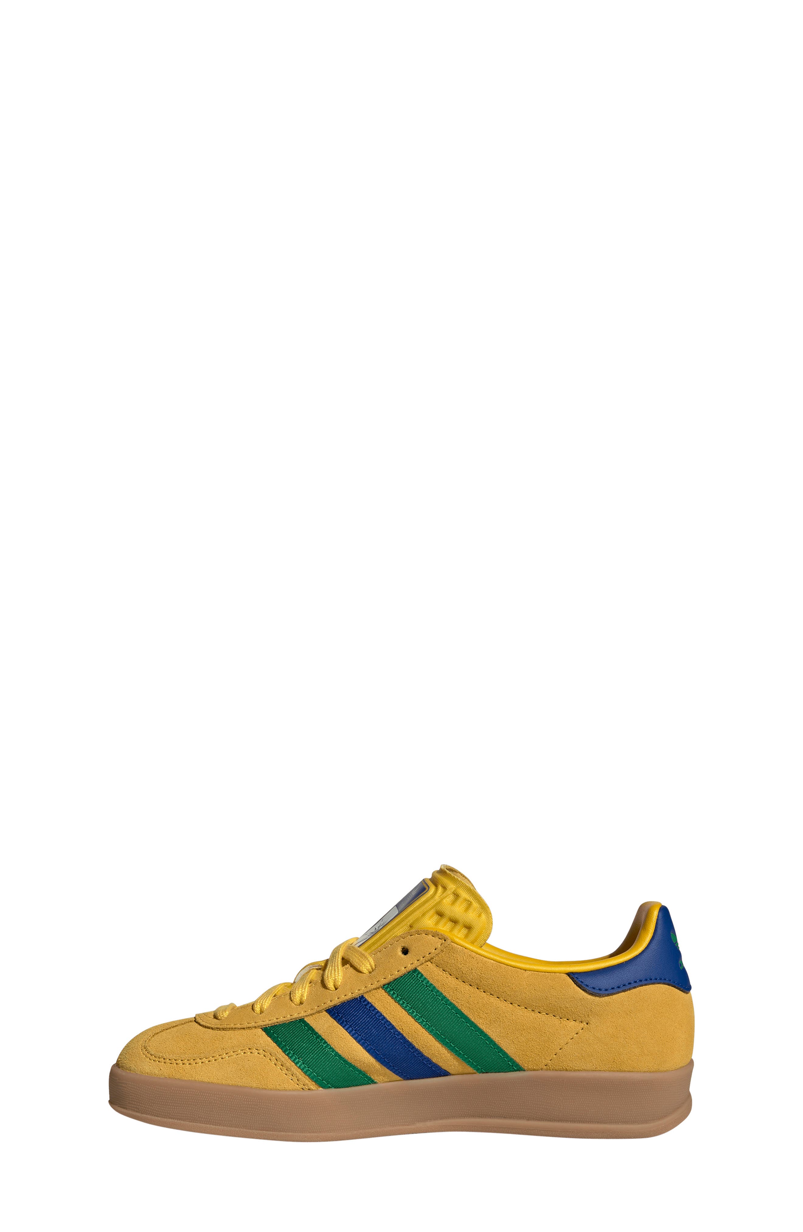 adidas x FIFA Kids' Gazelle Indoor Sneaker, Alternate, color, Yellow/ Royal/ Green