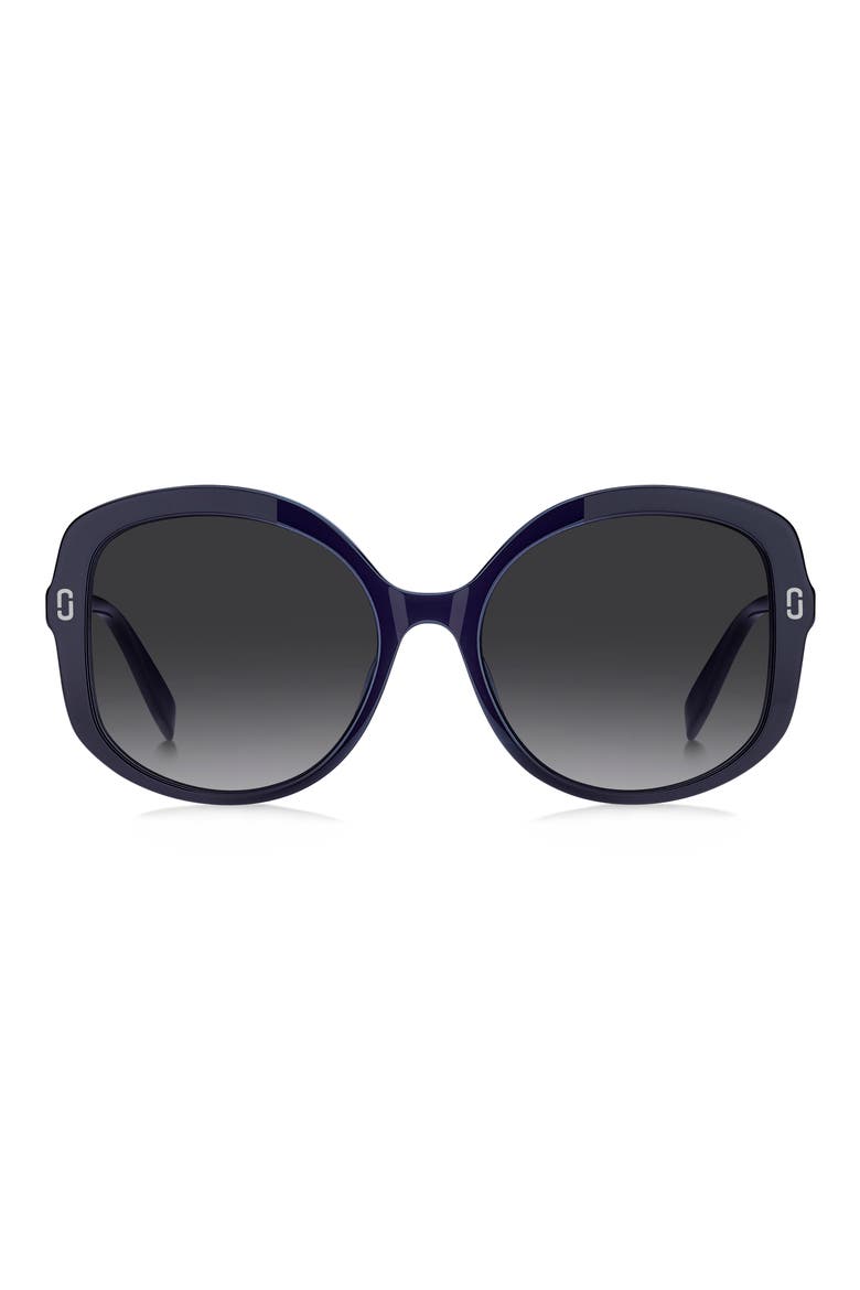 56mm Gradient Round Sunglasses, Main, color, 0PJP-9O
