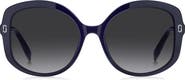 Marc Jacobs 56mm Gradient Round Sunglasses