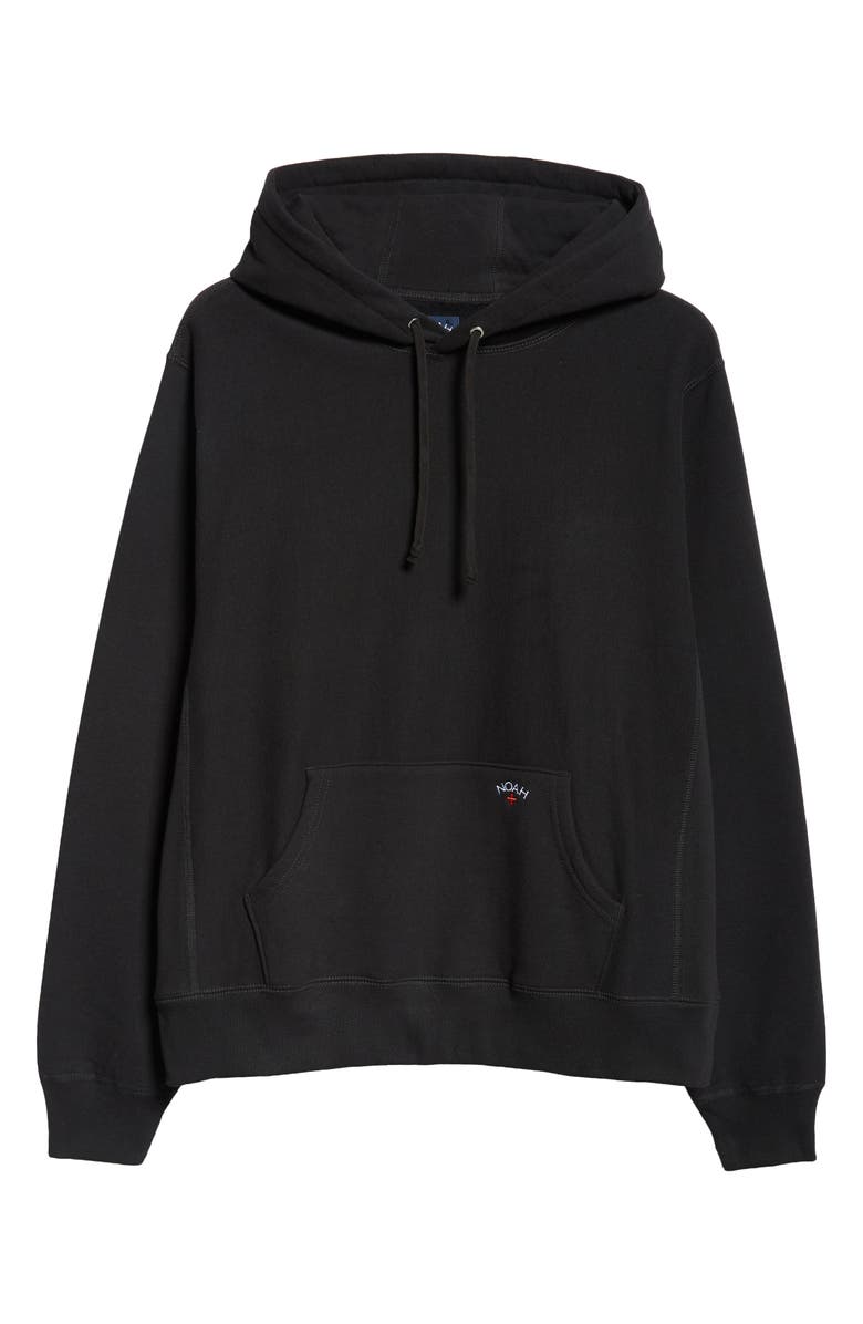 Noah Classic Cotton French Terry Hoodie, Alternate, color, Black