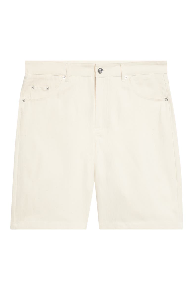 Davis Denim Shorts, Alternate, color, LIGHT ECRU TWILL