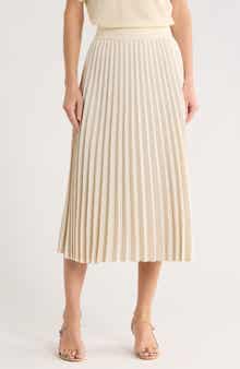 Nordstrom Pleated Midi Skirt