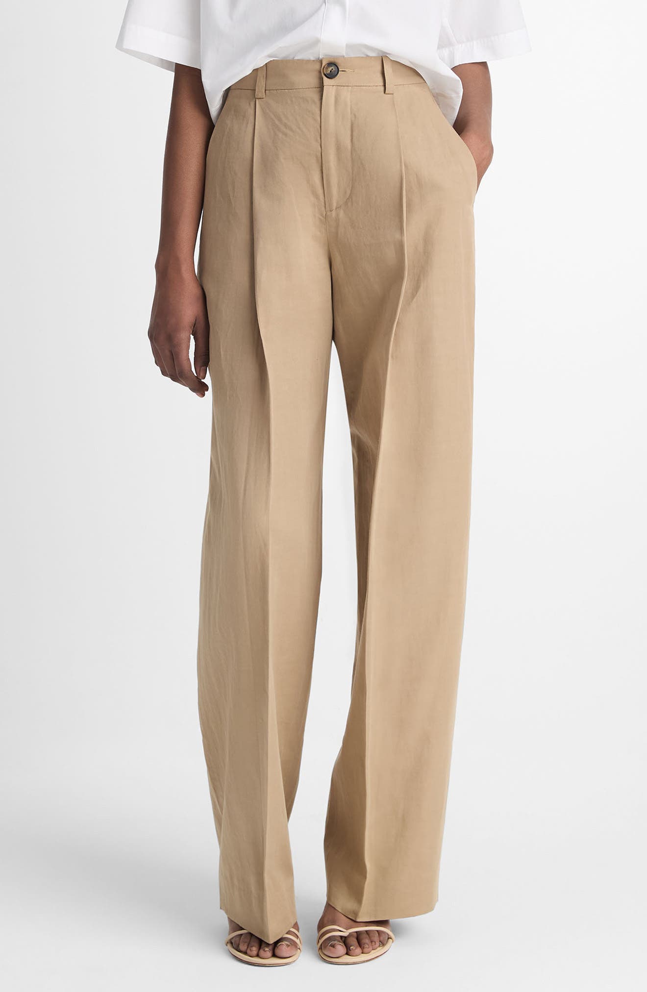 Vince High Waist Wide Leg Pants
